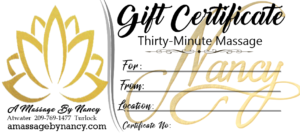 Thirty Minute Gift Certificate